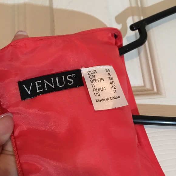 Coral Cap Sleeve Midi Dress - Picture 4 of 5